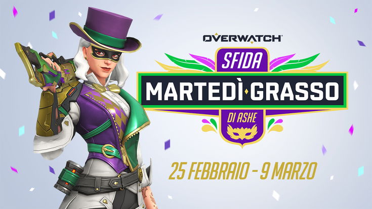 Overwatch, la sfida martedì grasso di Ashe e la modalità sperimentale sono disponibili