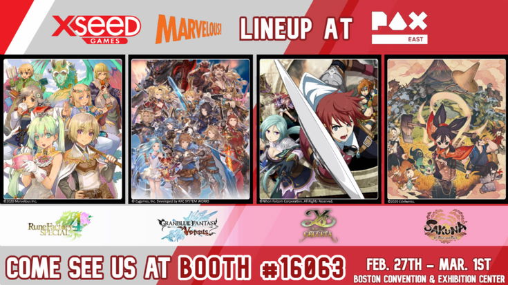 XSEED Games annuncia la sua lineup per il PAX East 2020