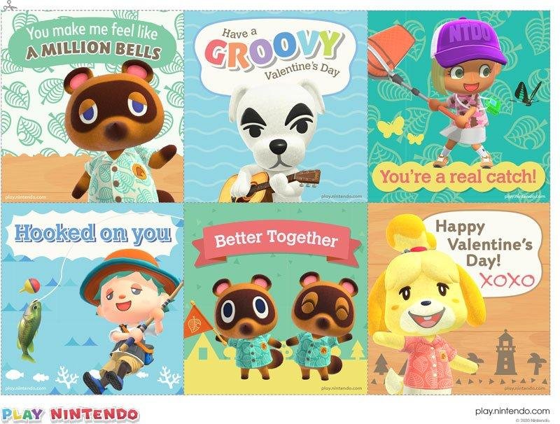Immagine di Cosa c'è di meglio, per San Valentino, delle cartoline di auguri di Animal Crossing?