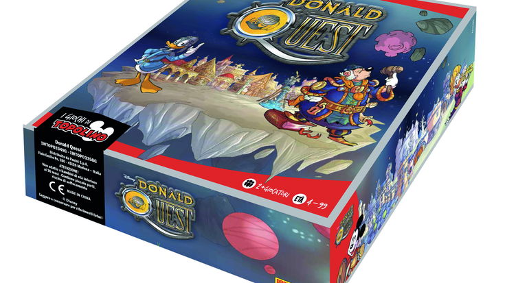 Con Topolino 3351 e 3352 arriva in edicola anche l'esclusivo gioco da tavolo Donald Quest
