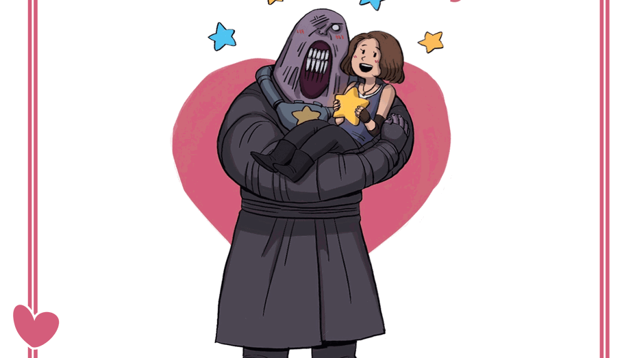 Immagine di Festeggiate San Valentino con le cartoline di Jill Valentine da Resident Evil 3