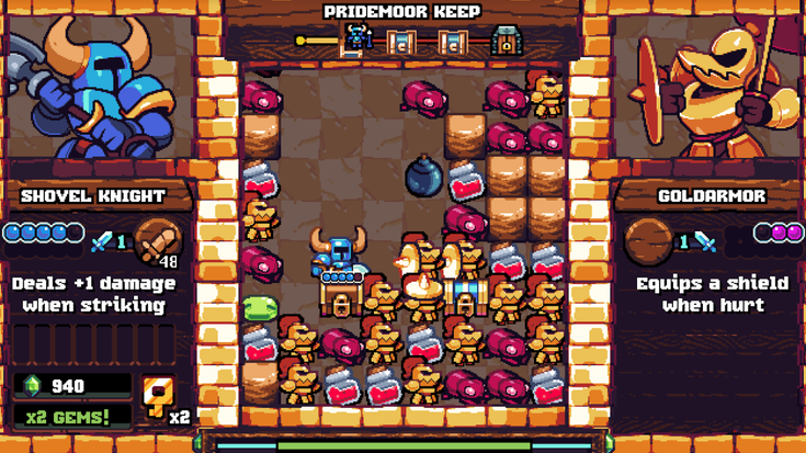 Shovel Knight Pocket Dungeon è un nuovo puzzle game roguelike