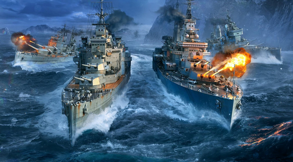 Immagine di World of Warships si arricchisce di nuovi incrociatori della marina militare britannica