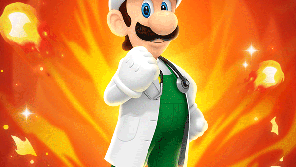 Immagine di Fire Luigi arriva domani in Dr. Mario World