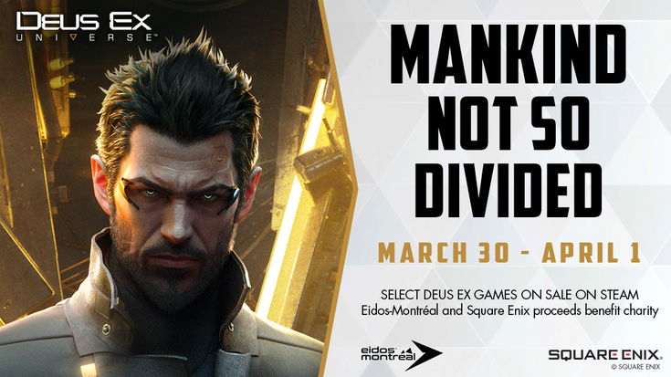 Ora potete comprare Deus Ex in saldo e aiutare le persone in difficoltà