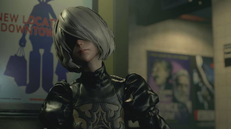Mod sostituisce Jill in Resident Evil 3 con 2B da Nier Automata