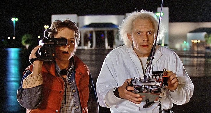 Immagine di Christopher Lloyd e Michael J. Fox sono di nuovo Doc e Marty (in foto)