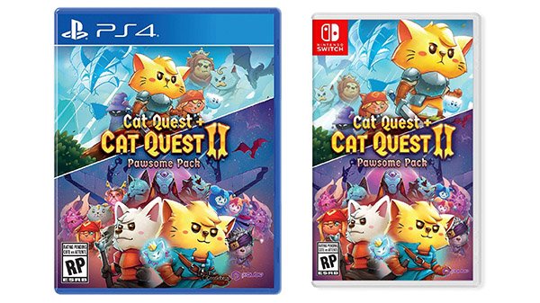 Immagine di Cat Quest + Cat Quest II Pawsome Pack arriverà a luglio per PS4 e Switch