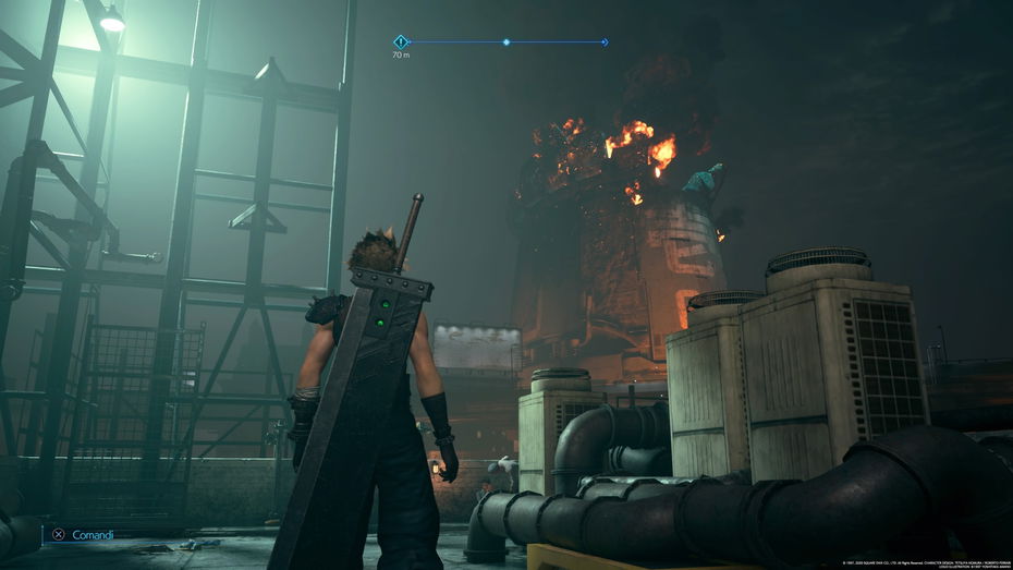 Immagine di Final Fantasy VII Remake, la fan art da un disegnatore DC Comics