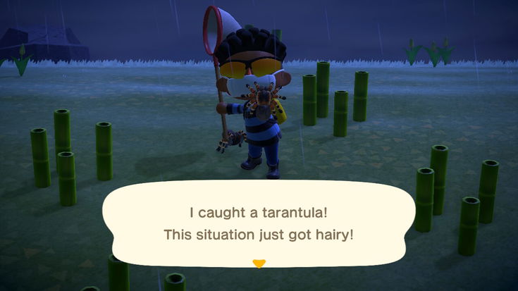 Animal Crossing: New Horizons riduce comparsa di tarantole e scorpioni, svelano i dataminer