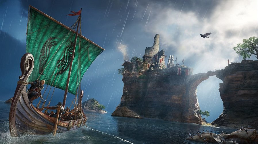 Immagine di La Xbox Series X a tema Assassin's Creed Valhalla (ma è solo una fan art)