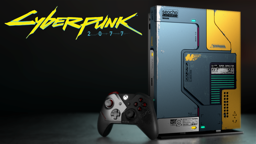 Immagine di Xbox One X di Cyberpunk 2077 vista da vicino, ci saranno anche tanti accessori