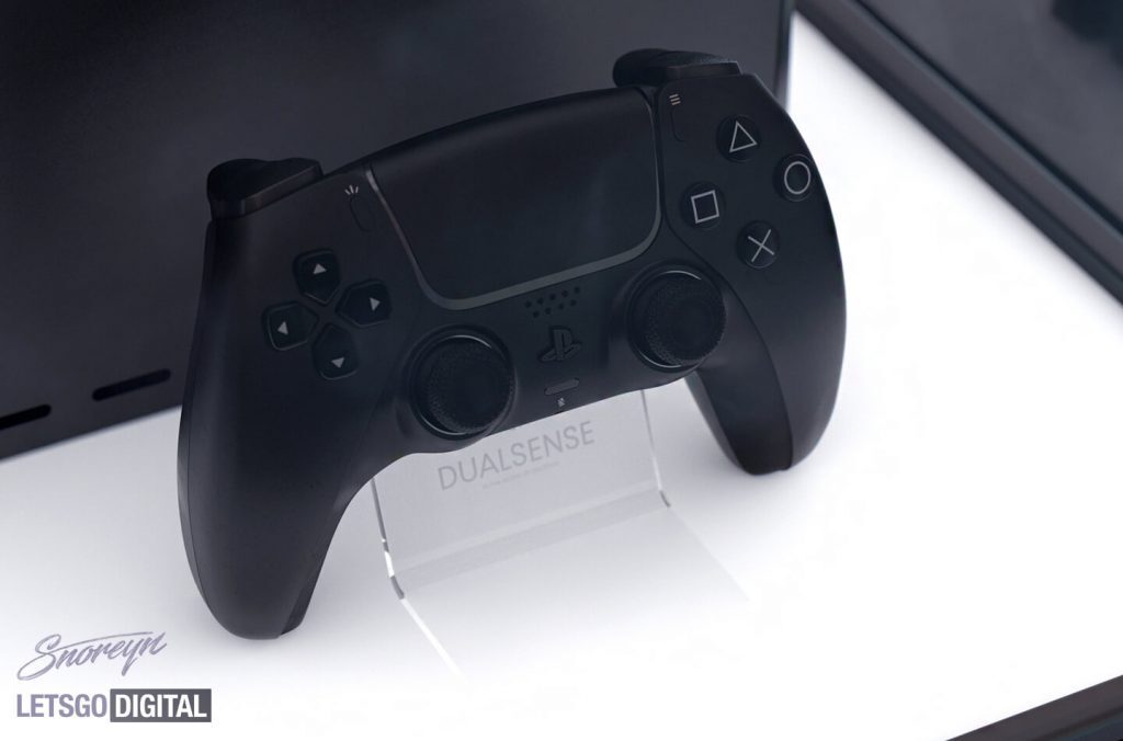 Vediamo DualSense, controller di PS5, in un video rendering in 3D