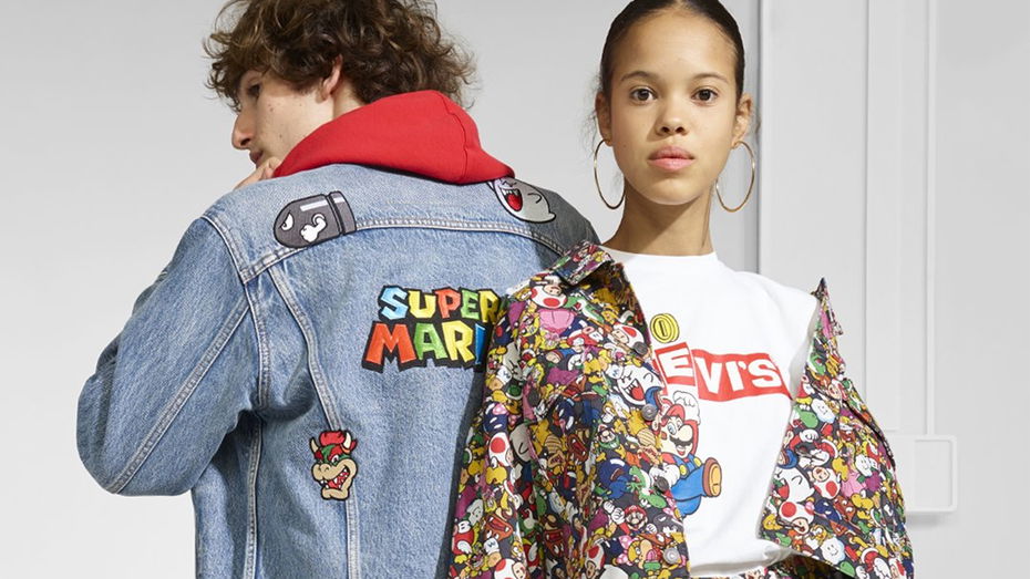 Immagine di Disponibili i primi capi d’abbigliamento Super Mario x Levi’s