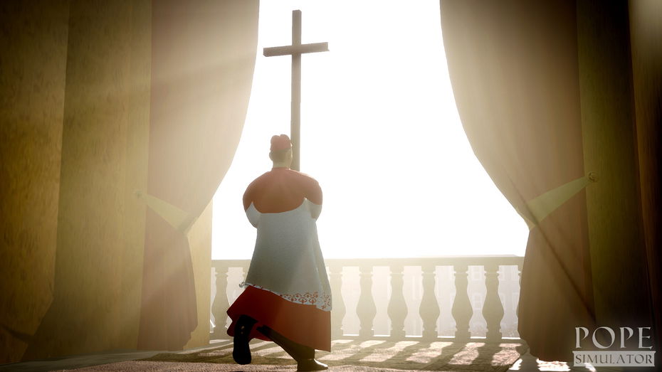 Immagine di Arriva Pope Simulator, strategico-politico in cui impersonate il papa