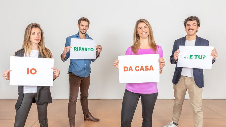 Riparto da casa è la start-up che vi consente di aiutare le aziende