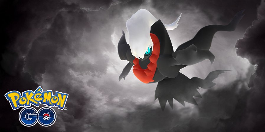 Immagine di Pokémon GO, Darkrai, Giratina in Forma Alterata e Virizon nel raid a cinque stelle