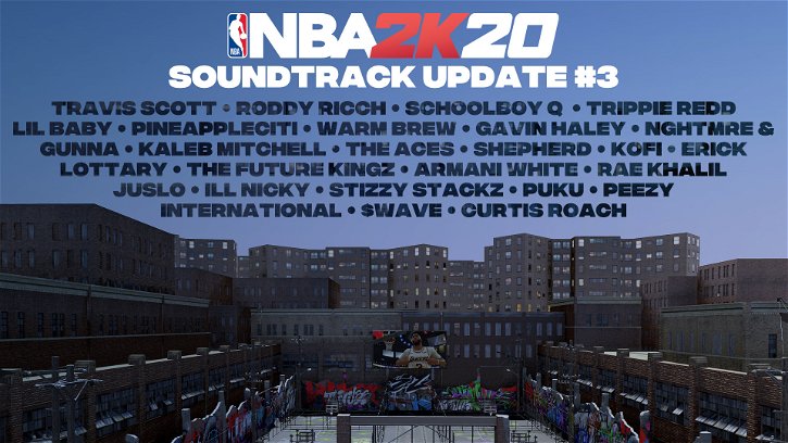 Immagine di NBA 2K20, la colonna sonora si aggiorna con brani di Travis Scott ed altri artisti emergenti