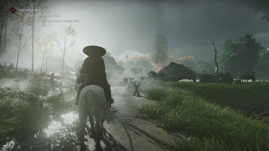 Immagine di Ghost of Tsushima come Zelda: Breath of the Wild? L'ispirazione non manca