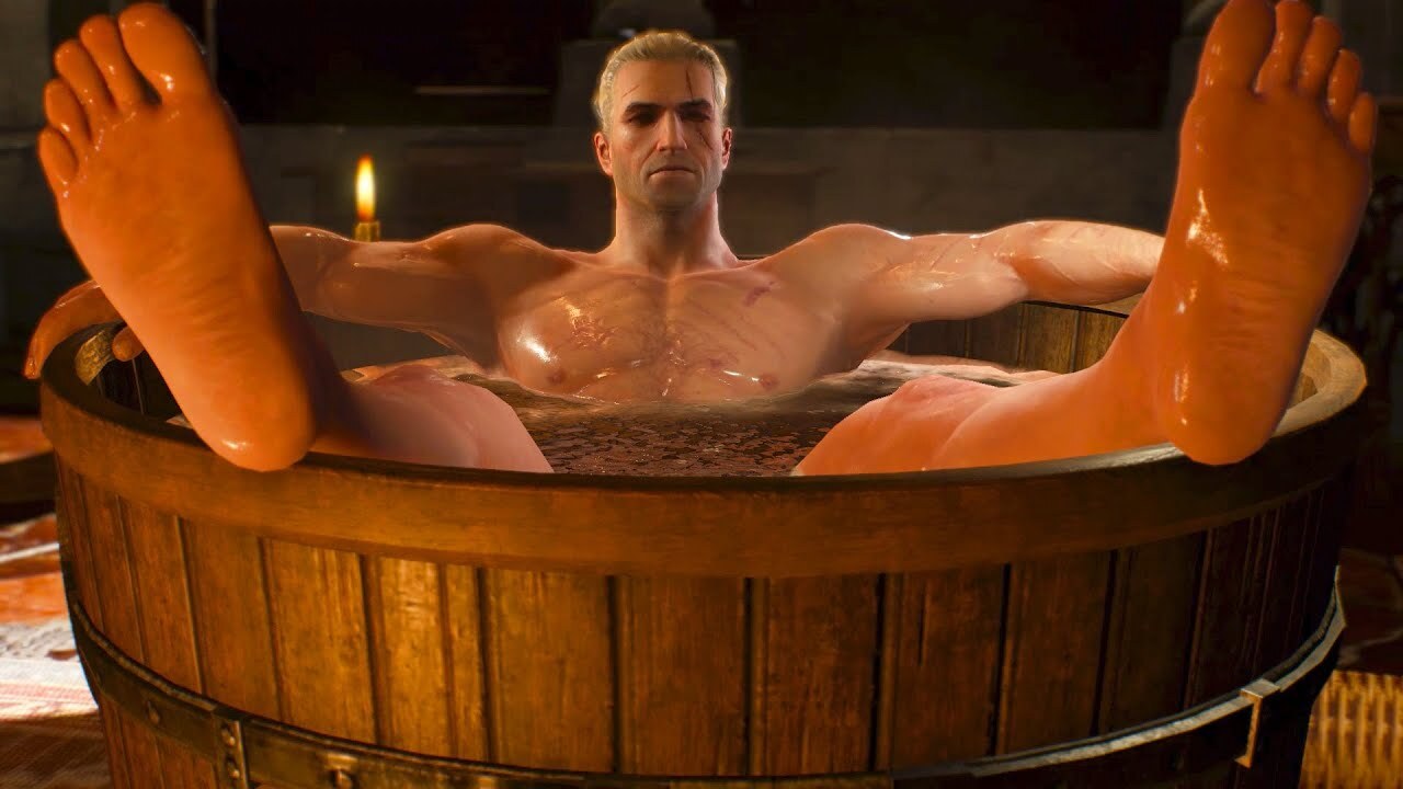 Che ci crediate o no, c'è un motivo per cui in The Witcher 3 non controllate Geralt nudo