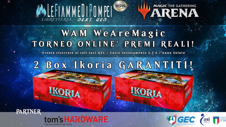 WAM We Are Magic: se siete fuoriclasse di Magic Arena, c'è un torneo per dimostrarlo