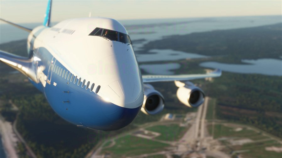 Immagine di Microsoft Flight Simulator, spettacolari immagini ci presentano il fotorealismo del Boeing 747