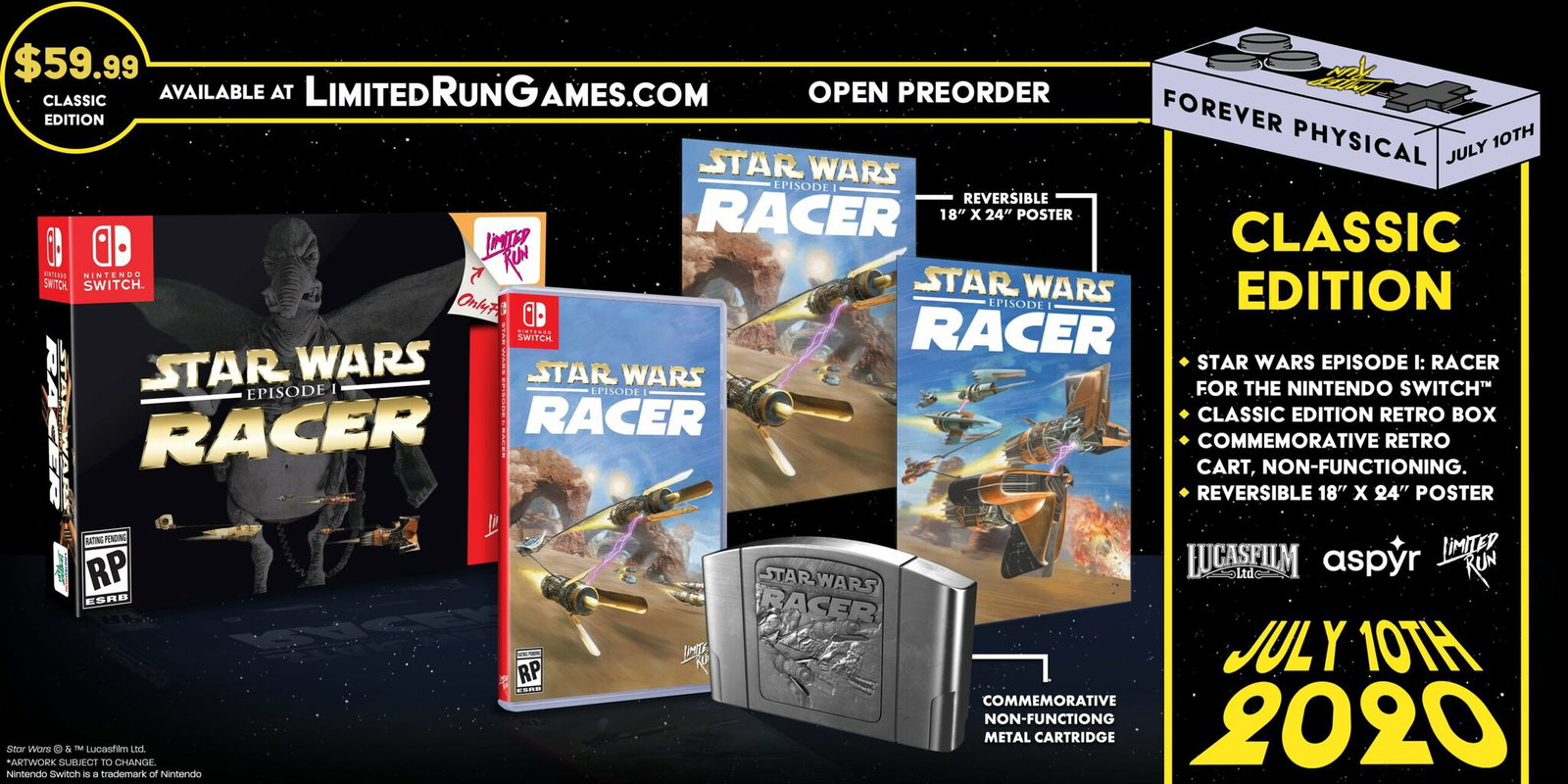 Star Wars Episode 1: Racer, le prenotazioni per l'edizione fisica partiranno presto