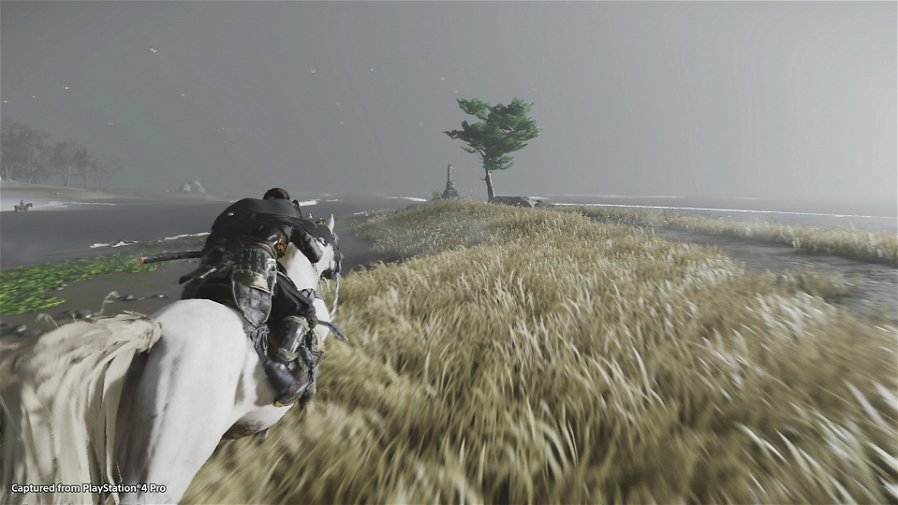 Immagine di Ghost of Tsushima, video mostra differenze tra PS4 e PS4 Pro