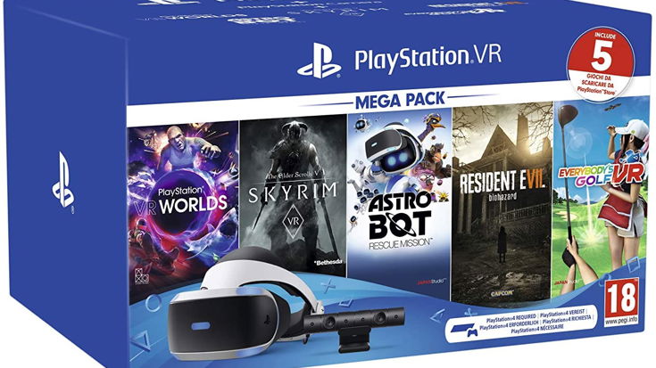 PlayStation VR Mega Pack a prezzo scontato su Amazon