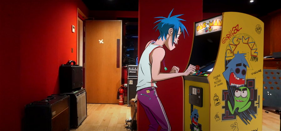 Immagine di Pac-Man, i Gorillaz omaggiano l'icona del gaming con un video musicale