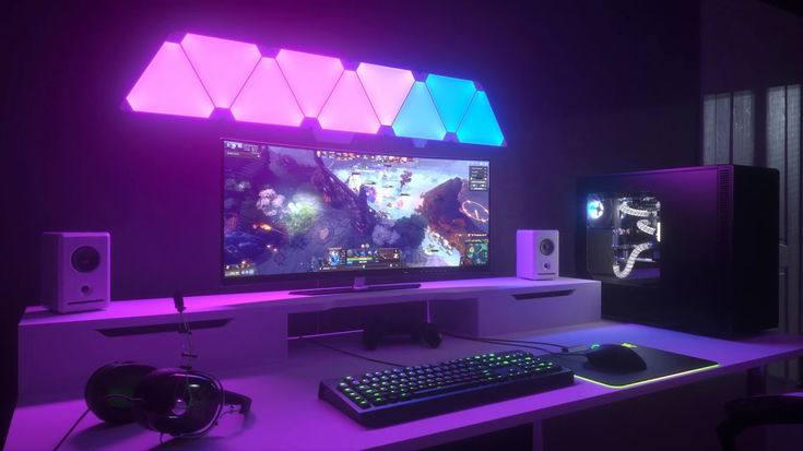 Nanoleaf Aurora e Canvas in sconto su Amazon: dai un tocco in più alla tua postazione gaming!