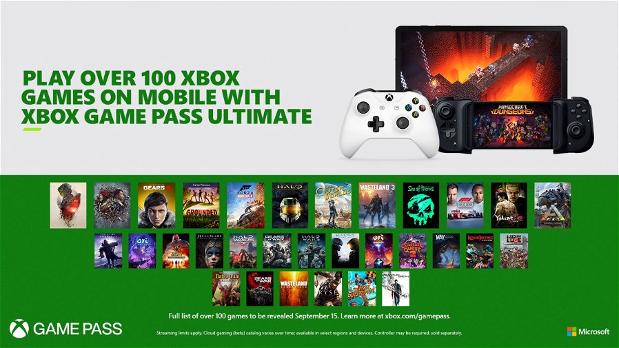 Immagine di Project xCloud ha una data d'uscita, e 100 giochi Xbox Game Pass