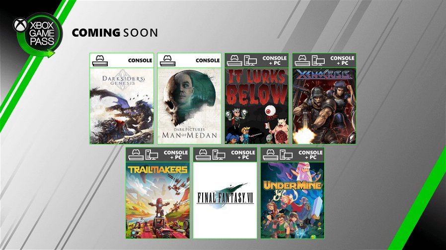 Immagine di Xbox Game Pass, Final Fantasy VII tra i titoli in arrivo questo mese
